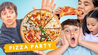 Hice esta IDEA de los '90 para una pijamada (PIZZA PARTY)