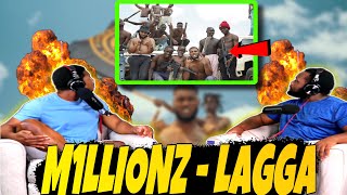 M1LLIONZ - LAGGA (OFFICIAL VIDEO) |Brothers Reaction!!!!