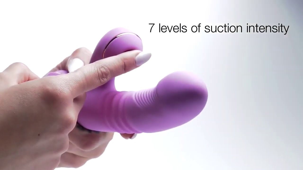 Shegasm Thrusting Suction Rabbit Vibrator for Women