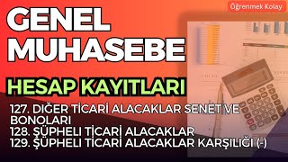 Genel Muhasebe Dersleri̇ 12 Di̇ğer Ti̇cari̇ Alacaklar, Şüpheli̇ Ti̇cari̇ Alacaklar Ve Karşilik Hesaplari