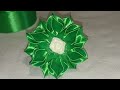 бант-цветок яркий и нарядный МК/канзаши/Kanzashi/DIY