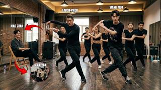 Secret Leak! Brutal Dance Training of Wang Yibo \u0026 Aaron Kwok — Was Xiao Zhan Secretly Watching?