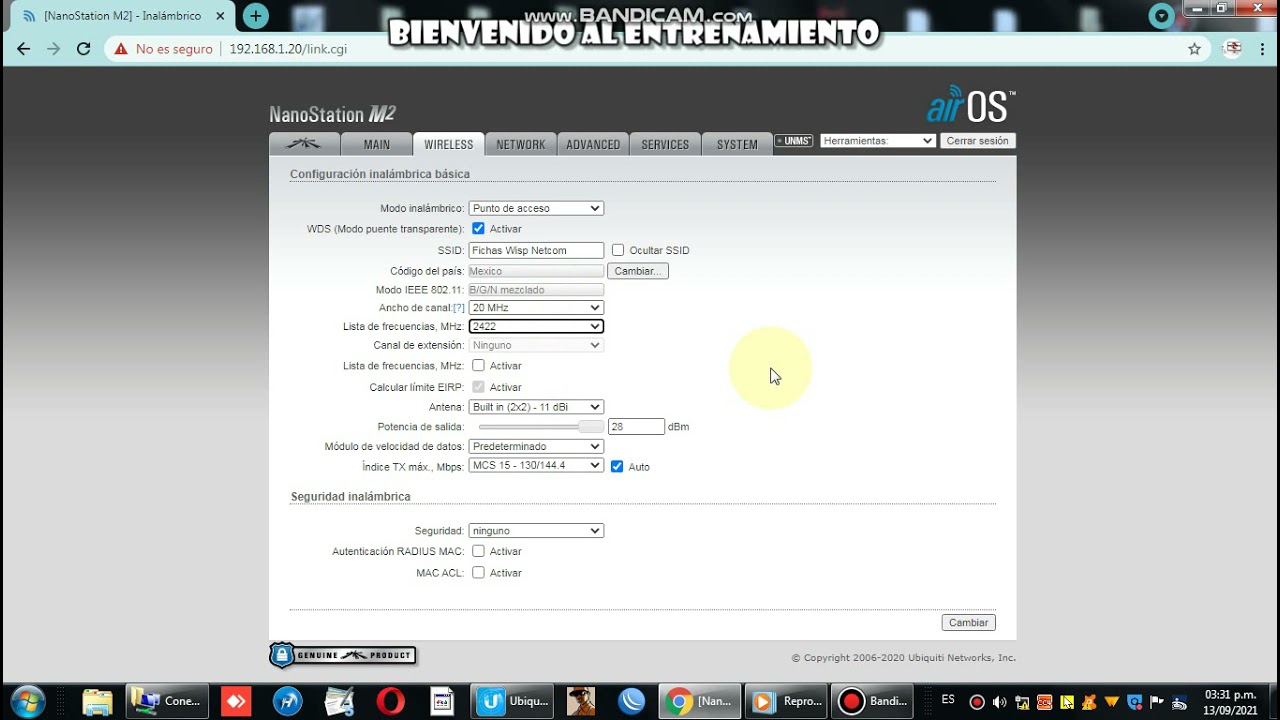 Como (CONFIGURAR) (NanoStation M2)para venta de (FICHAS WI-FI)//Wisp Netcom