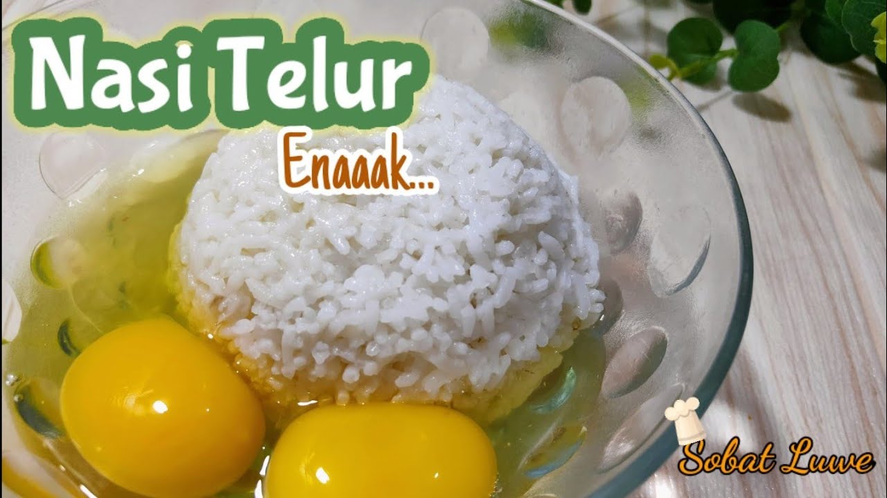 Ternyata Enaaak  Nasi  Dicampur Telur  yang lagi VIRAL  