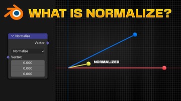 What is NORMALIZE in Blender - Geometry Nodes