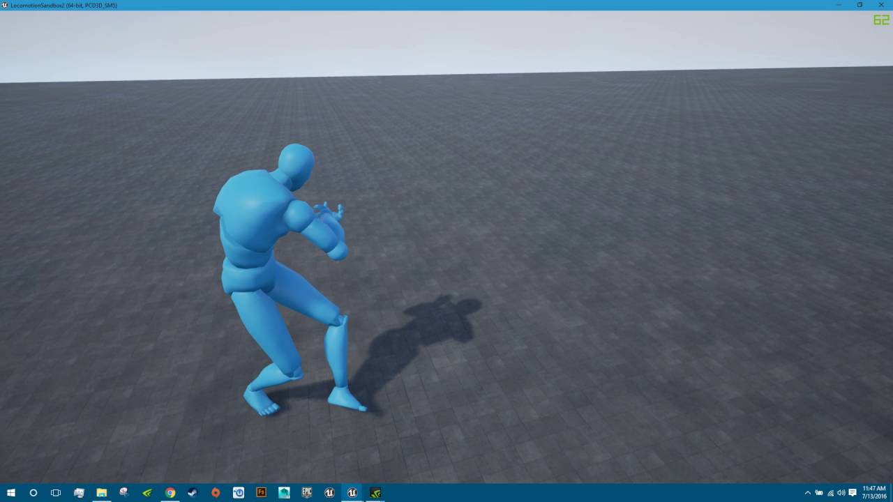 Ue4 Testing Locomotion / Animation System With Different Animset