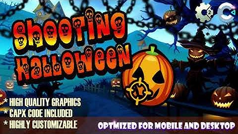 Shooting Halloween (C2,C3,HTML5) Game. | Codecanyon Scripts and Snippets