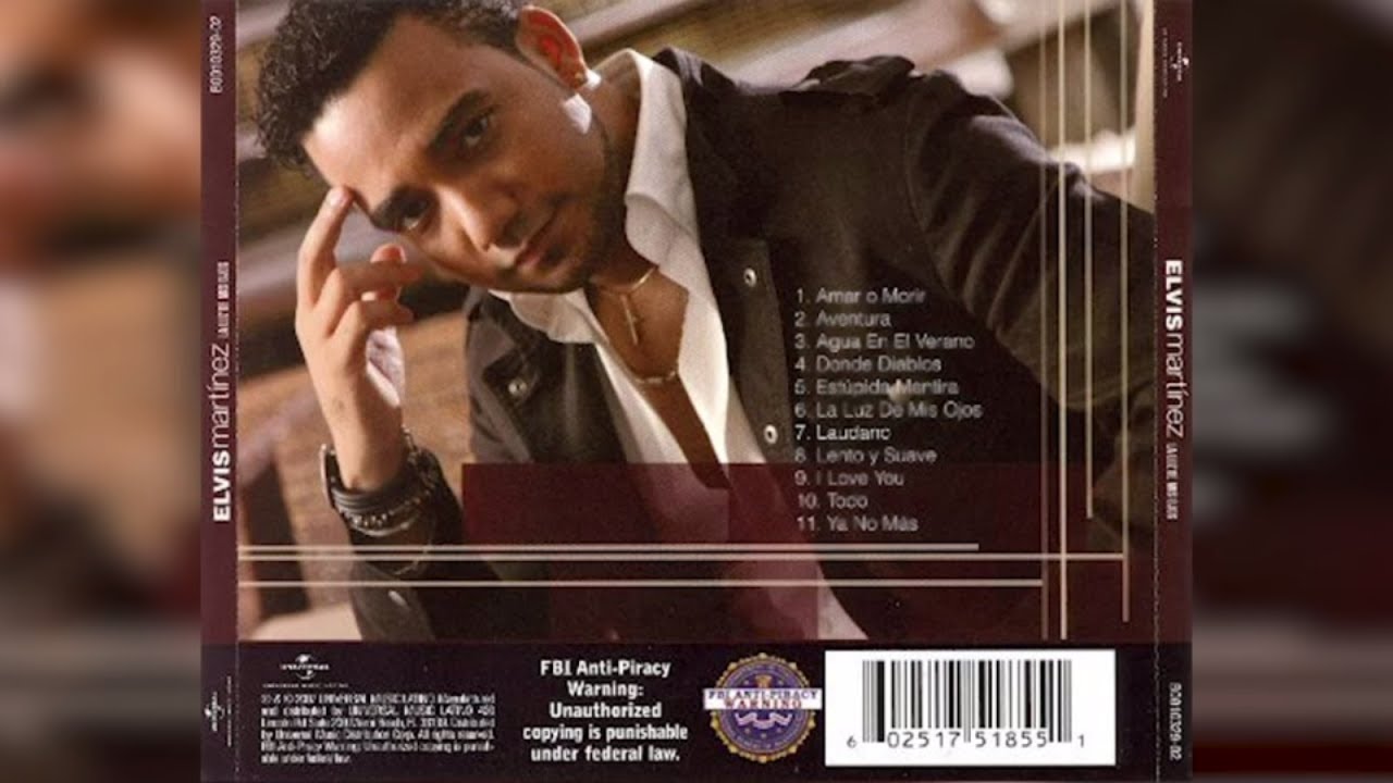 Watch Elvis Martinez – Laudano (Audio Oficial) álbum Musical La Luz De Mis Ojos - 2007 on YouTube Watch Elvis Martinez – Laudano (Audio Oficial) álbum Musical La Luz De Mis Ojos - 2007 on YouTube