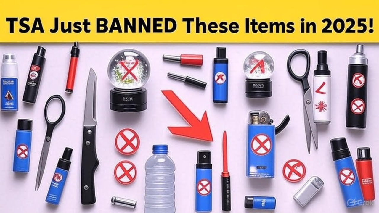 TSA Just BANNED These Common Items From Checked Bags in 2025! | Airport