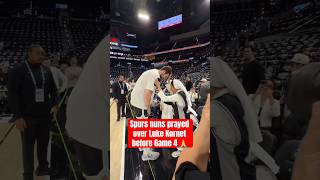 Spurs nuns and Luke Kornet ❤️
