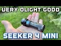 The Seeker 4 mini is very Olight good white light &amp; UV review &amp; beam shots