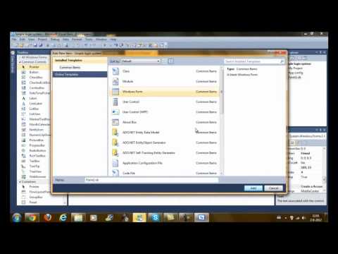 How to make a login system in visual basic 2010