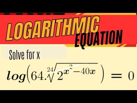 How to Solve Logarithmic Equations - YouTube