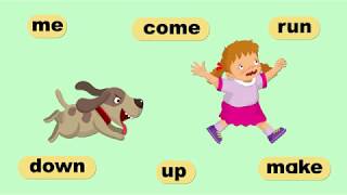 6 Sight Words| Level 1B| Lesson #5/32 Up and Down| Lyrics |3分鐘學會常見詞| 高飛英語| |Full version | 玩轉英語常見詞