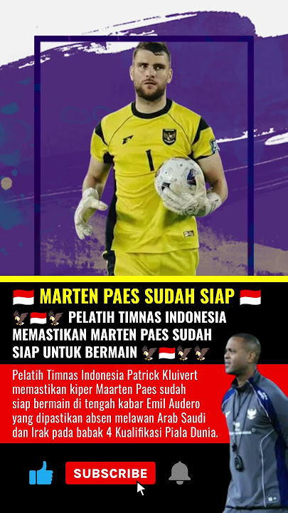 SIAP MAIN UNTUK TIMNAS INDONESIA DI ROUND 4 #trendingfootball #martenpaes #timnasindonesia #worldcup