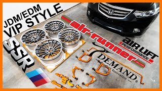 Acura TSX CU2 JDM VIP Style Build | Airrunner x Airlift x T-Demand x SSR | Julius Pasion