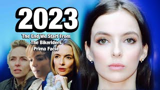 Jodie Comer's 2023 Triumph: Awards, Laughs, and Tonys Mix-Up! Bikeriders, The End We Start From