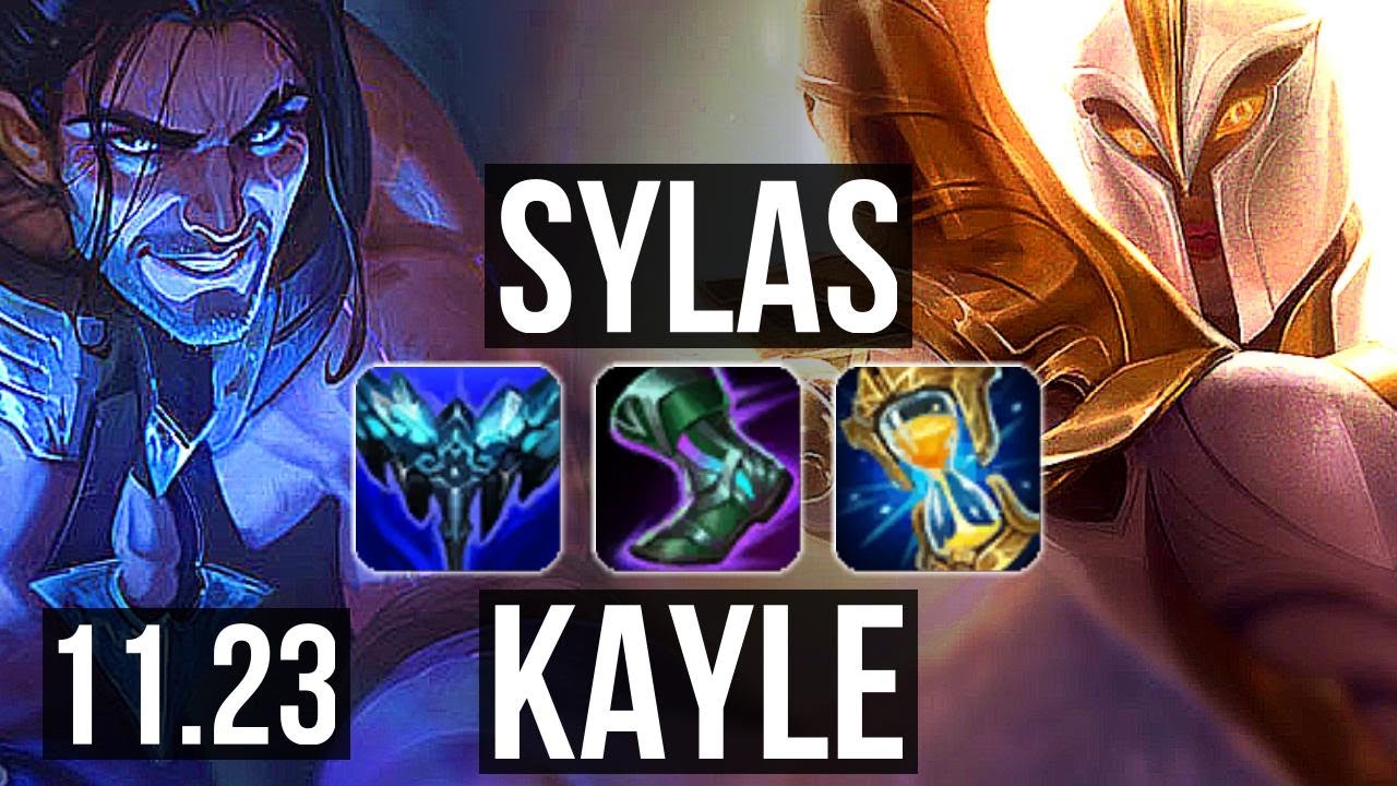 SYLAS vs KAYLE (TOP) | 10 solo kills | EUW Diamond | 11.23
