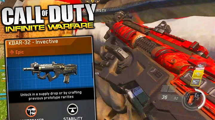 "KBAR-32 - INVECTIVE" EPIC WEAPON INFINITE WARFARE! BEST EPIC GUNS IN CALL OF DUTY INFINITE WARFARE!