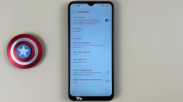 How to enable/disable Do Not Disturb mode on Realme C15 Android 11