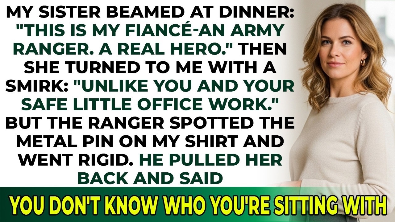 “She Bragged Her Fiancé Was The Real Hero—But He Saw My Pin And Lost His Composure…