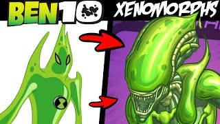 What if BEN 10 ALIENS Were XENOMORPHS?! (Lore &amp; Speedpaint)