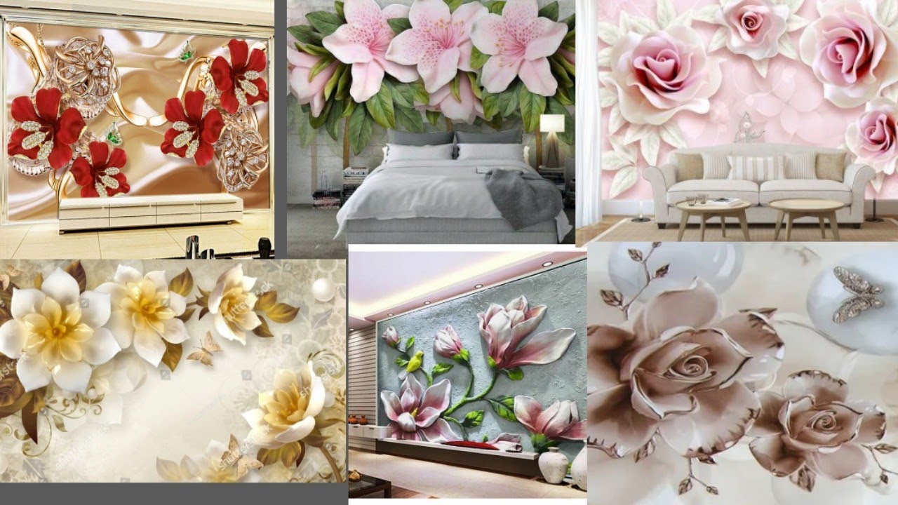 3D flower wallpaper designsflowers wallpaper ideas for Home / Home