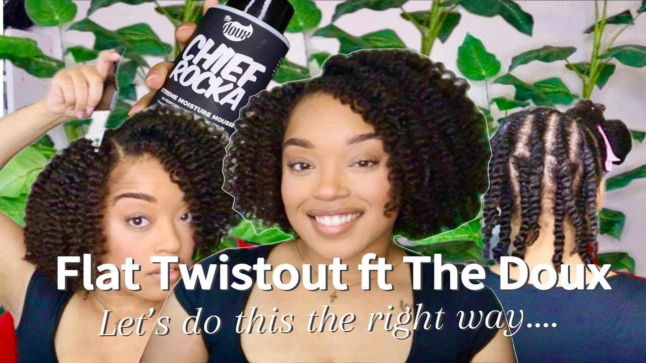 Я снова за это берусь, лол. Flat Twist Out на натуральных волосах при участии Chief Rocka ONLY от...