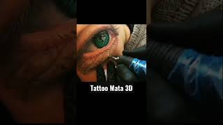 Proses Tattoo Eye 3D #tattoo3d #tattooeye #tattoocolour #tattoo