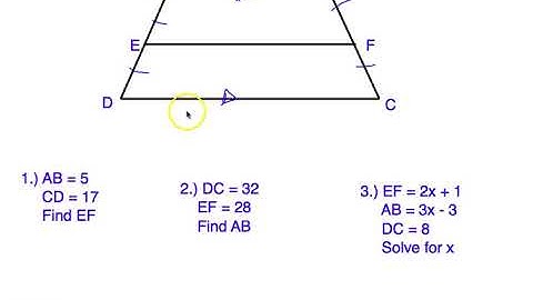 Section 6 5 Isosceles Trapezoids Video Notes
