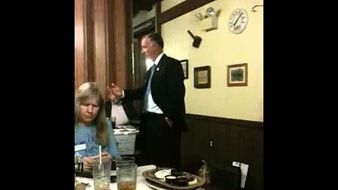 Republican candidate John Vernon fields questions