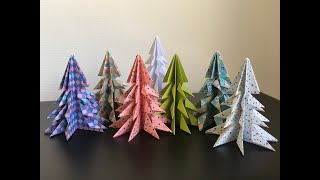 Fabriquez votre sapin en origami !