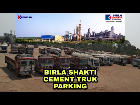 Birla shakti cement truk parking