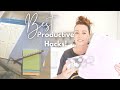 Best productivity hacks for work life and back to school