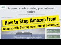 Amazon Sidewalk will start sharing your Internet Service with others today, unless you do this.