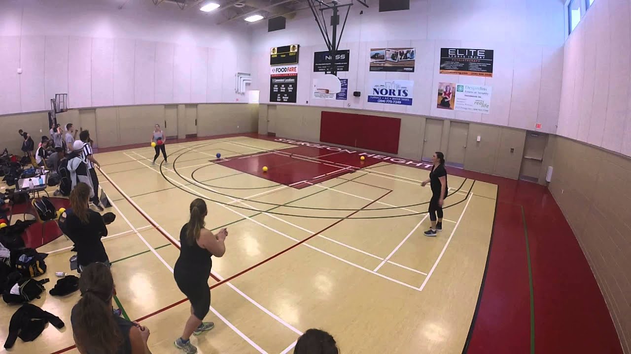 Women's semi finals part 1 Dodgeball Manitoba Provincials 2016 YouTube