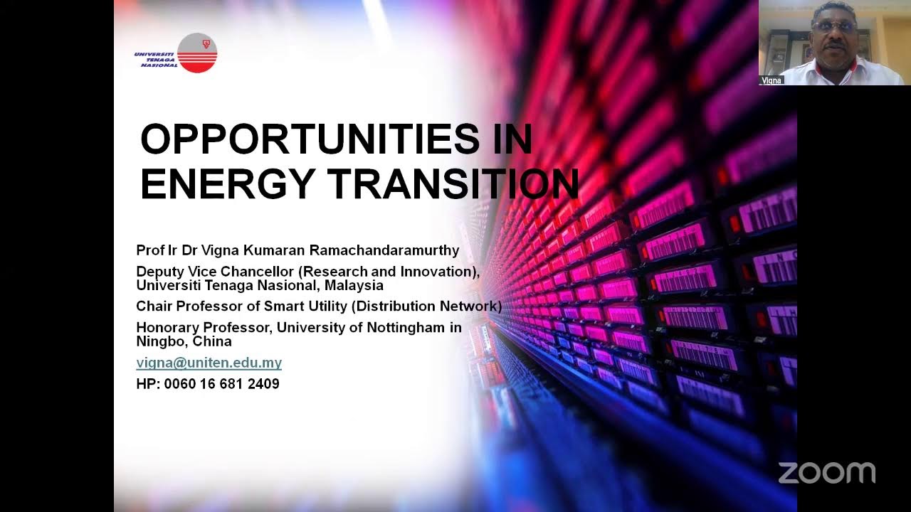 Generic Talk Series #35  on  Sustainability in Action Through the Use of Electric Vehicles