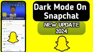 How To Get Dark Mode On Snapchat (iPhone & Android)  new update video 2024
