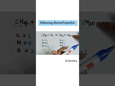 Video balance ch4+o2=co2+h2o l chemistry  l methane combustion reaction l - youtube