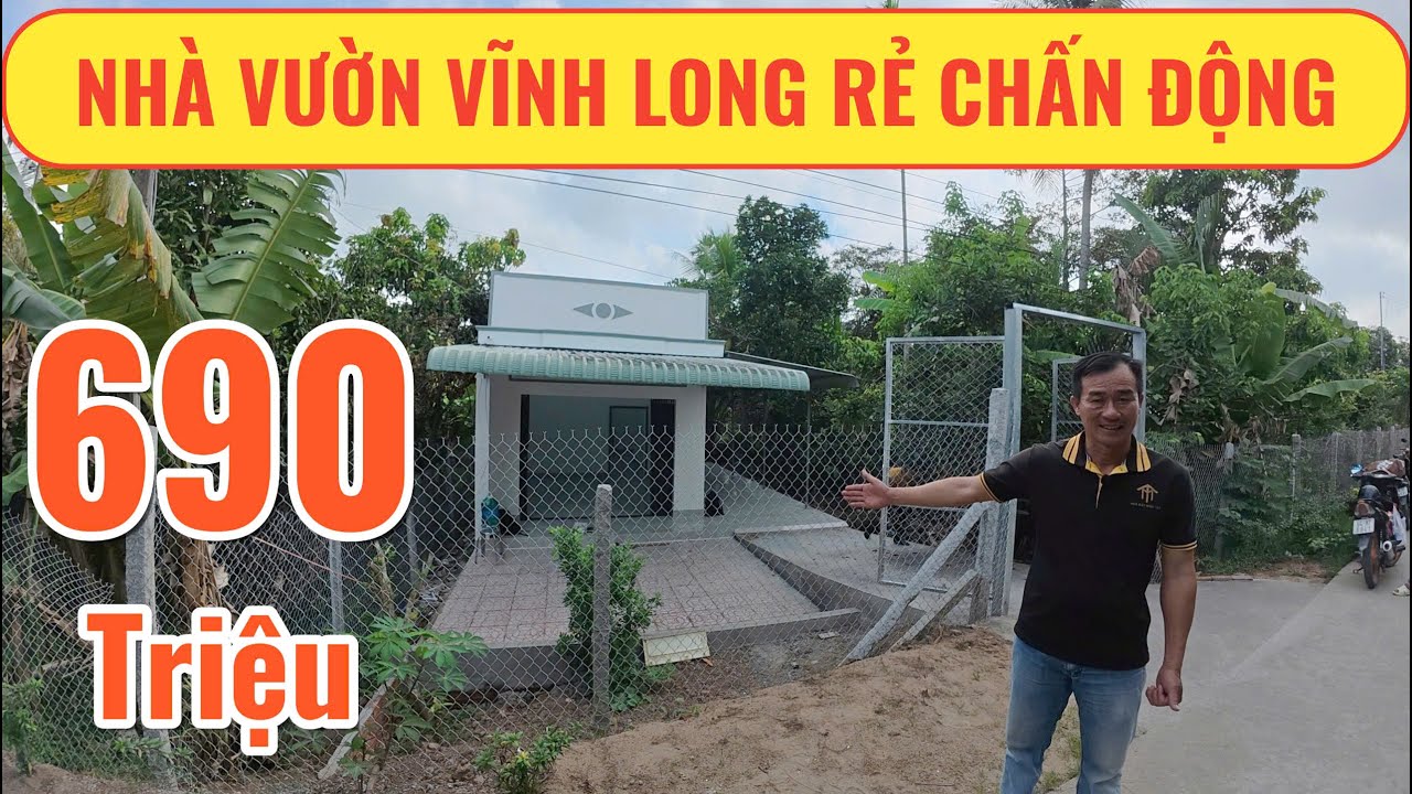 🧧ĐÃ BÁN🧧Nhà vườn Vĩnh Long rẻ chấn động | Nhà Đất Miền Tây
