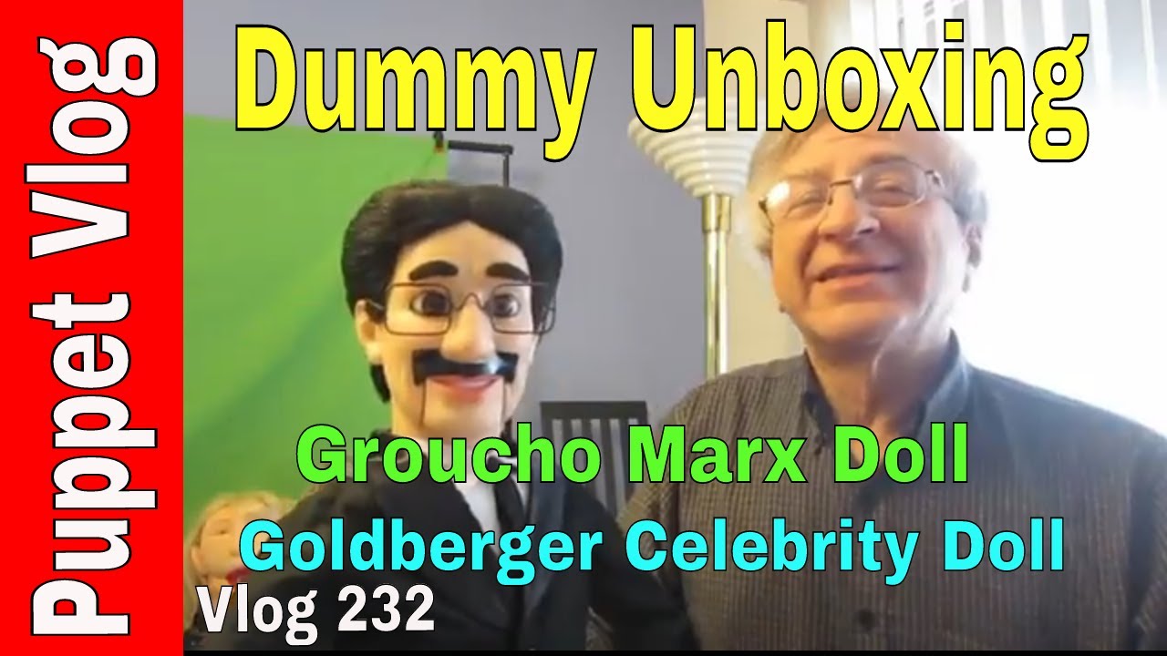 Groucho Marx Ventriloquist Doll/Dummy Unboxing Celebrity Doll from
