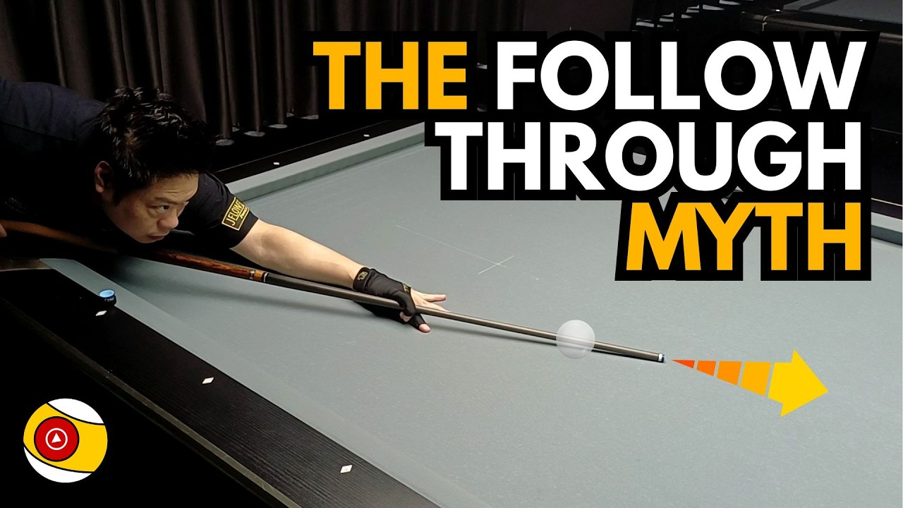 Stop Trying to Follow Through with Your Billiard Stroke: Do This Instead