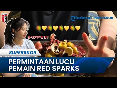 Permintaan Lucu Pemain Red Sparks, Park Hye-Min NGAKU SUKA MANGGIS DAN MANGGA #voli #redsparks