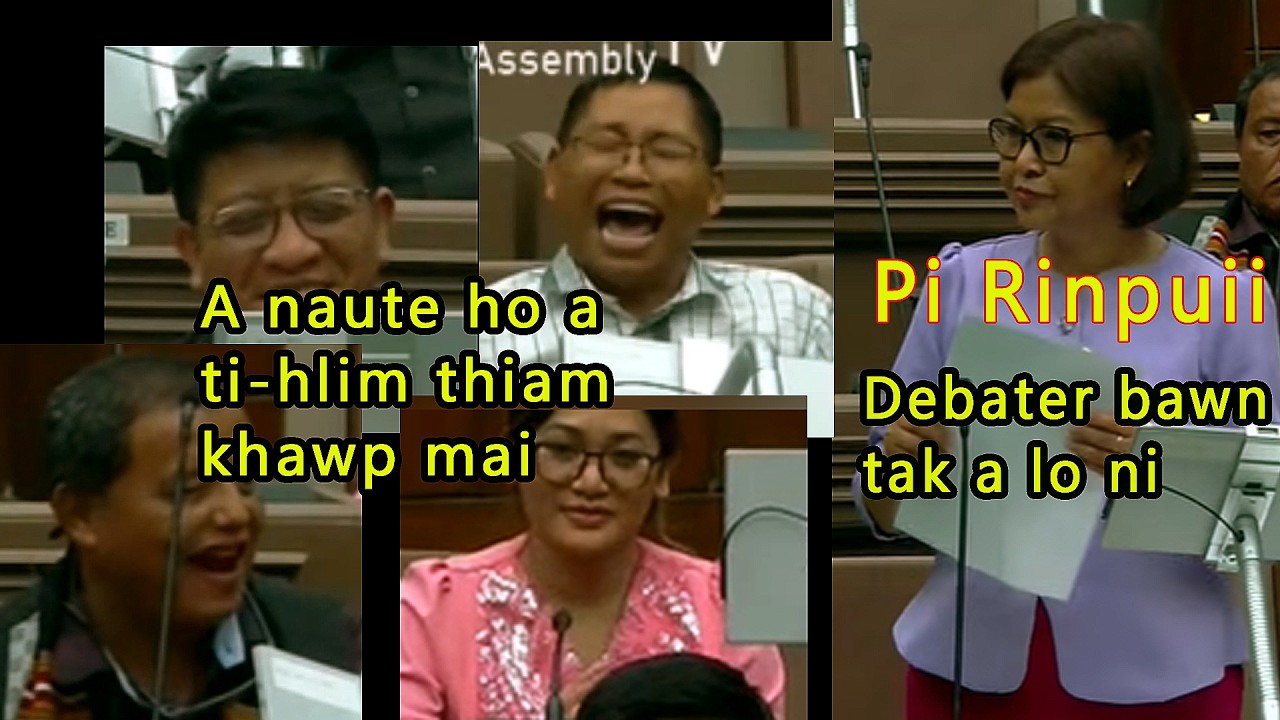 Pi Rinpuii DEBATER BAWN a nihna a rawn lang tlat mai. . . A naute ho a ti-nui reng mai hehehe