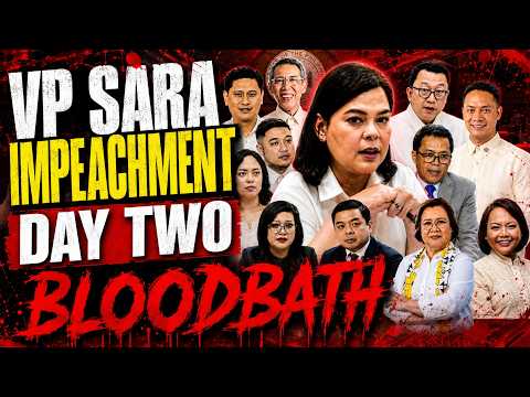 VP SARA LUMITAW SA SENADO SA DAY 2 NG IMPEACHMENT