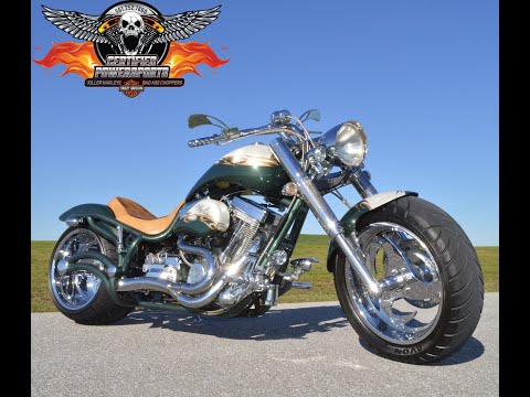 *** SOLD *** 2005 BOURGET BIKE WORKS FAT DADDY FATSO 330 SOFTAIL CHOPPER