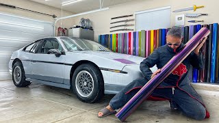 The 80s Car people turn into Super Cars | RETRO Fiero Synthwave Makeover