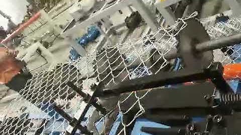 chain link fence machine debugging