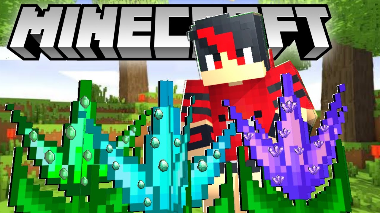 Novo Addon de plantas de minérios para o Minecraft Bedrock 1.19 - YouTube