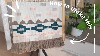 How to weave| طريقة عمل النسيج،شرح سهل وبسيط بالخطوات|step by step explanation